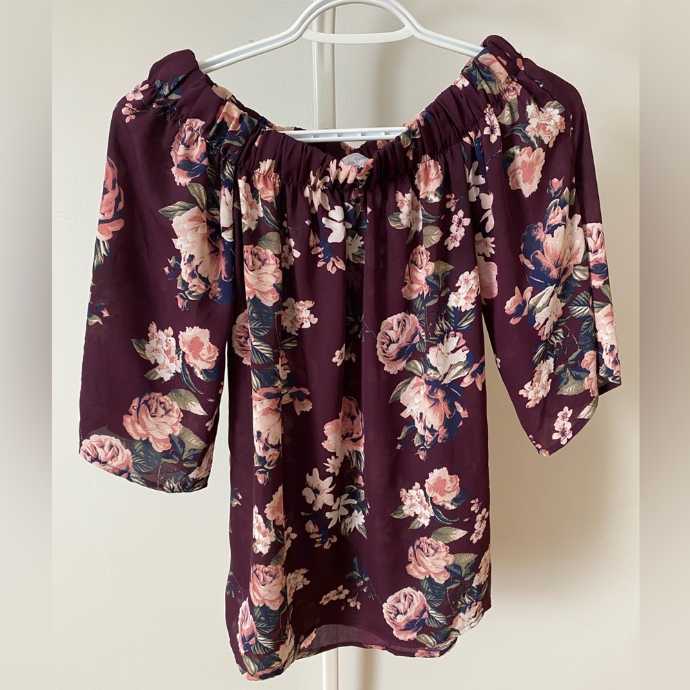 Off shoulder blouse